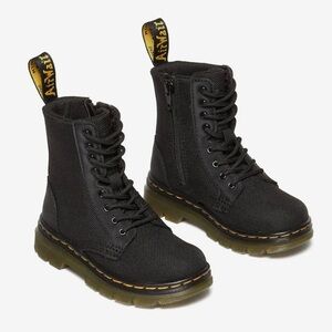 Dr. Martens Combs Combat‎ Boots -Big Kid Boys Girls size 3 - EUC